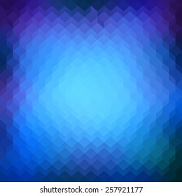 Abstract 3d background with cubes in vintage colors. Bright colorful texture. Vector illustration