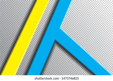 Abstract 3d background with dots decoration. modern design. vector illustration