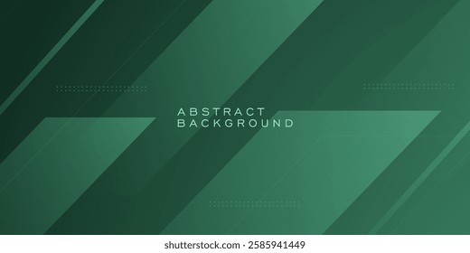 Abstract 3D background with green color background geometric papercut triangle shapes pattern. Eps10 vector
