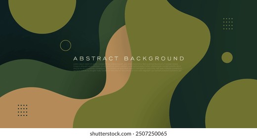 Abstractas fondo 3D con diseño de superposición de onda verde para el alisador de libro de cubierta de Anuncio y otro Diseño gráfico de elementos. Vector Eps10