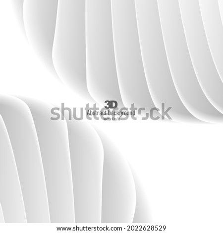 Abstract 3d background with large white fluted spheres in close proximity from both angles of the composition, pure graphic render image, wallpaper