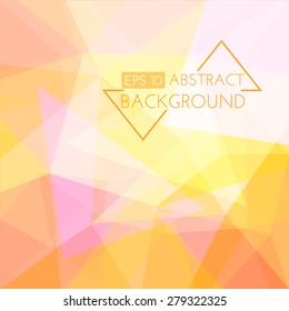 Abstract 3D background. The main elements of lines and triangles.
