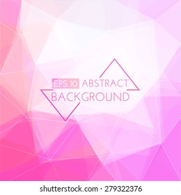 Abstract 3D background. The main elements of lines and triangles.