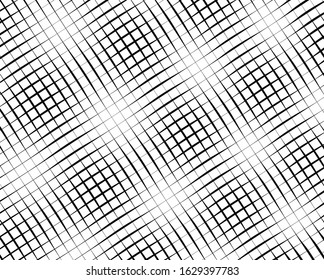 Abstract 3d background with optical illusion wave. Black and white horizontal lines with wavy distortion effect for prints, web pages, template, posters, monochrome backgrounds and pattern