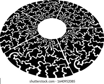 Abstract 3d background with optical illusion wave. Black and white horizontal lines with wavy distortion effect for prints, web pages, template, posters, monochrome backgrounds and pattern