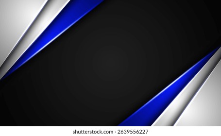Abstract 3D background with overlapping layers.