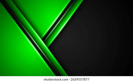 Abstract 3D background overlapping on dark space. Graphic design element cutout style concept for banner, flyer, card, brochure cover or landing page