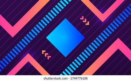 Resumen de capas de papel de fondo 3d. Ilustración geométrica vectorial de las formas en rodajas de carbono texturadas con líneas brillantes doradas. Elemento de diseño gráfico. Decoración elegante