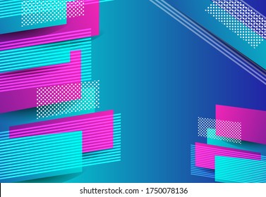 Abstract 3d background paper layers. Vector geometric illustration of carbon sliced shapes textured with golden glittering lines. Graphic design element. Elegant decoration
