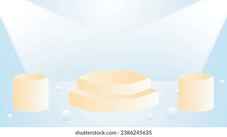 abstract 3d background with product presentation mockup background	