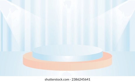 abstract 3d background with product presentation mockup background	