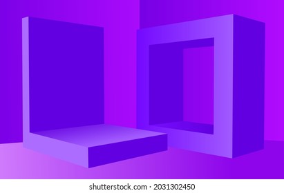 abstract 3d background 3d render of a cube