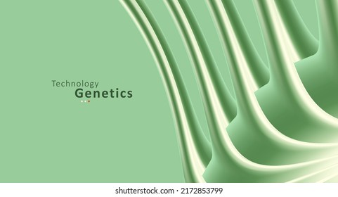 Abstract 3d background of science skeleton fluid shape