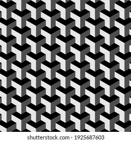 Abstract 3D background vector formed from hexagonals