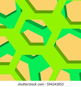 Abstract 3D background. Vector illustration.