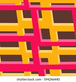 Abstract 3D background. Vector illustration.