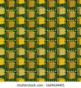 An abstract 3d binary code and block shape seamless pattern background image.