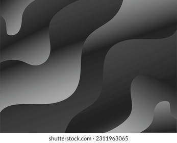 Abstract 3d Black gradient background with vector wallpaper