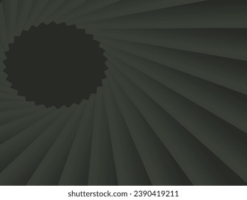 Resumen de 3d de fondo de líneas de curvas suavizadas negras. Fondo futurista. Superficie de patrón negro. Diseño de cubierta geométrica minimalista. Rayas negras. El fondo de las líneas negras de lujo.