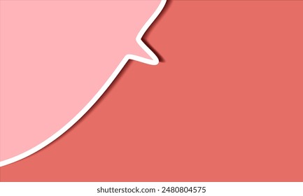 abstract 3d Blank template quote on pink background. talk boxes info design. boxes quotation bubble or blog quotes. speech template illustration. information quote design template. banner promotion

