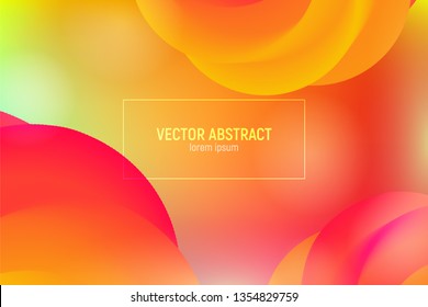Abstract 3d Blend Background. Modern Colorful Liquid. Abstract Wave Cover with Vibrant Gradient. Abstract Background with Vibrant Gradient for Flyer, Banner, Cover, Business Presentation.