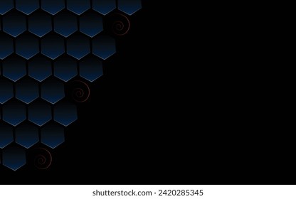 Abstract 3D blue background polygonal geometric modern traditional tiles concept vector background for product advertizing web prasentation cover