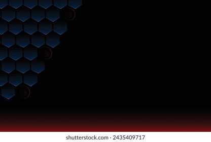 Abstract 3D blue red background polygonal geometric modern traditional tiles concept vector background for product advertizing web prasentation cover