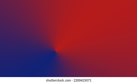 Resumen color vibrante 3D azul y rojo grabado con fondo y textura mínimos. Ilustración del vector