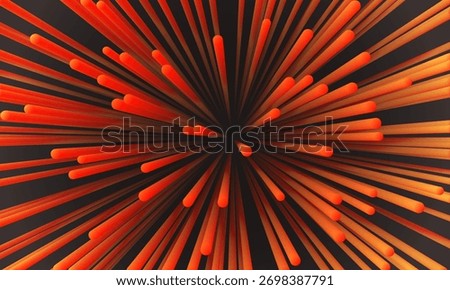 Abstract 3d burst background design