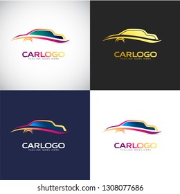 Abstract 3D Car logo Template for your Company Brand