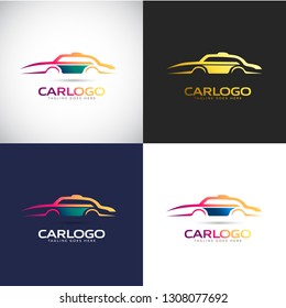 Abstract 3d Car Logo Template Your Stock Vector (Royalty Free ...