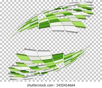 Abstrakter, 3D-geprüfter Hintergrund für die Verwendung im Web-Design