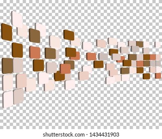 Abstrakter, 3D-geprüfter Hintergrund für die Verwendung im Web-Design