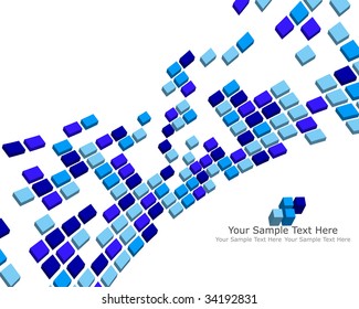 Abstract 3d checked  business background for use in web design
