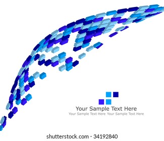 Abstract 3d checked  business background for use in web design