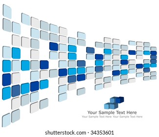 Abstract 3d checked  business background for use in web design