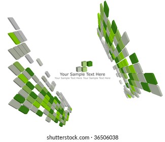 Abstract 3d checked  business background