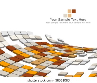 Abstract 3d checked  business background for use in web design