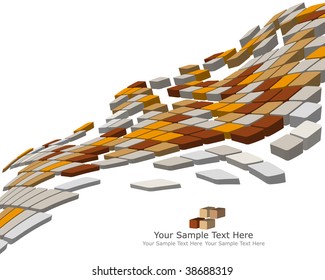 Abstract 3d checked  business background for use in web design
