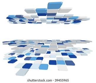 Abstract 3d checked  business background for use in web design