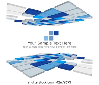 Abstract 3d checked  business background for use in web design