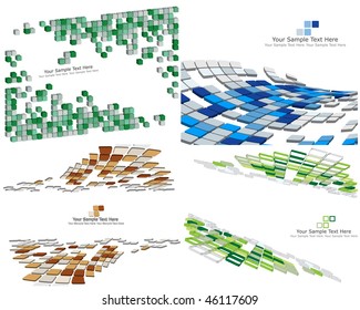 Abstract 3d checked  business background for use in web design