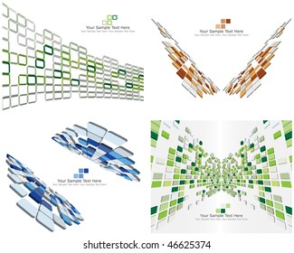 Abstract 3d checked  business background for use in web design