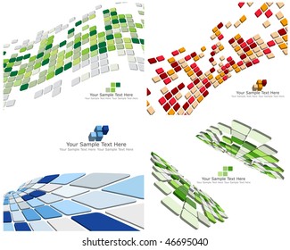 Abstract 3d checked  business background for use in web design