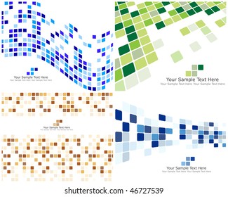 Abstract 3d checked  business background for use in web design