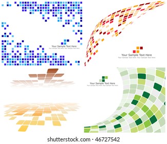 Abstract 3d checked  business background for use in web design