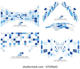 Abstract 3d checked  business background for use in web design