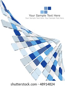 Abstract 3d checked  business background for use in web design