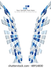 Abstract 3d checked  business background for use in web design