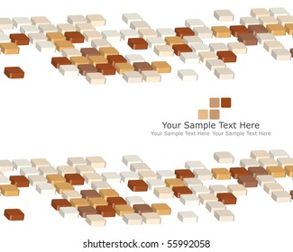 Abstract 3d checked  business background for use in web design